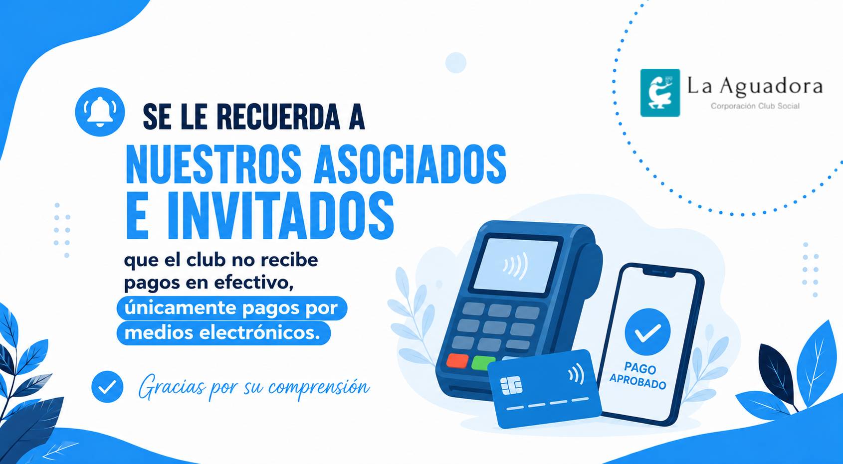 Aviso no efectivo