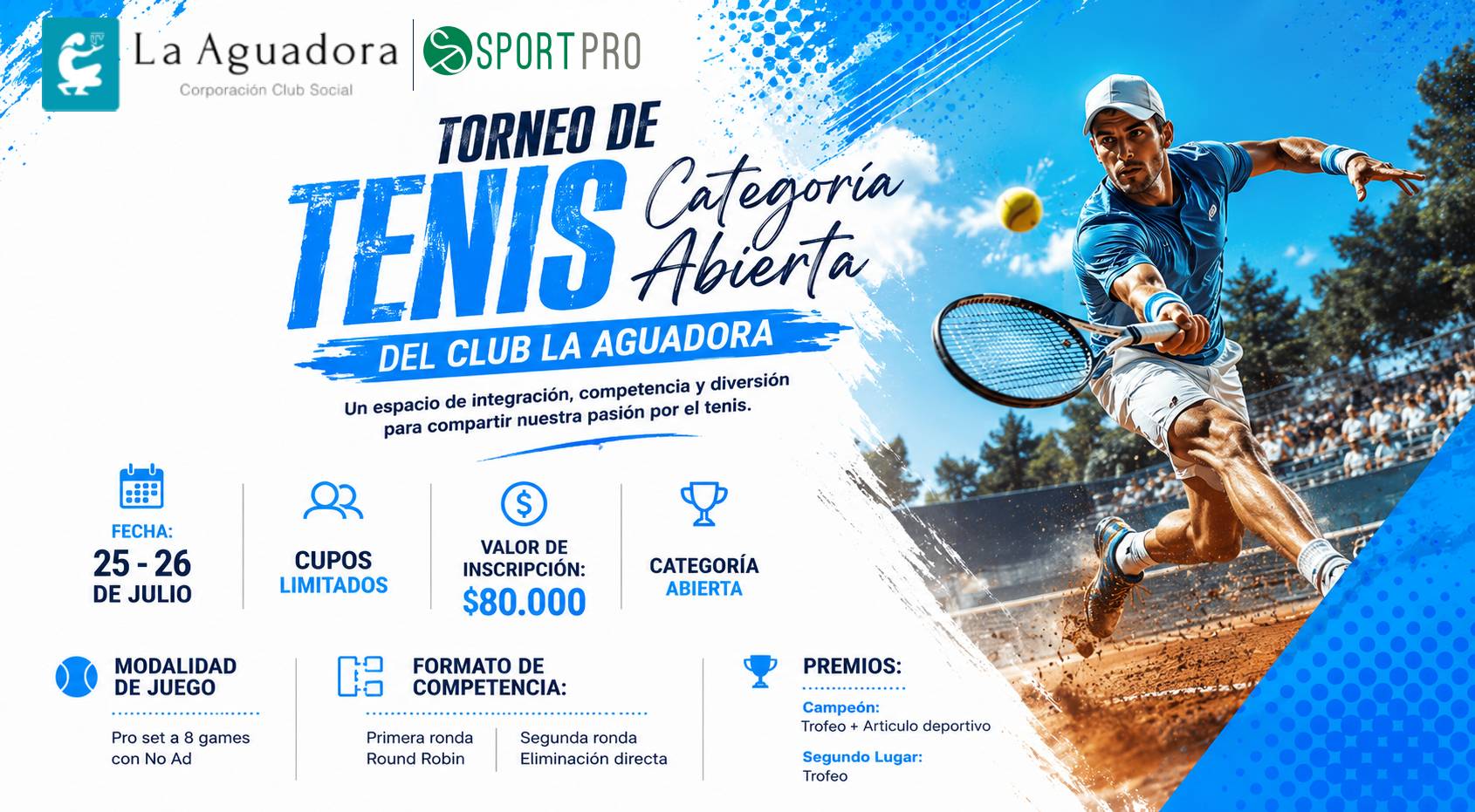 Banner Torneo de Tenis
